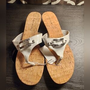 New Bandolino BeaHeard cork sandals sz9